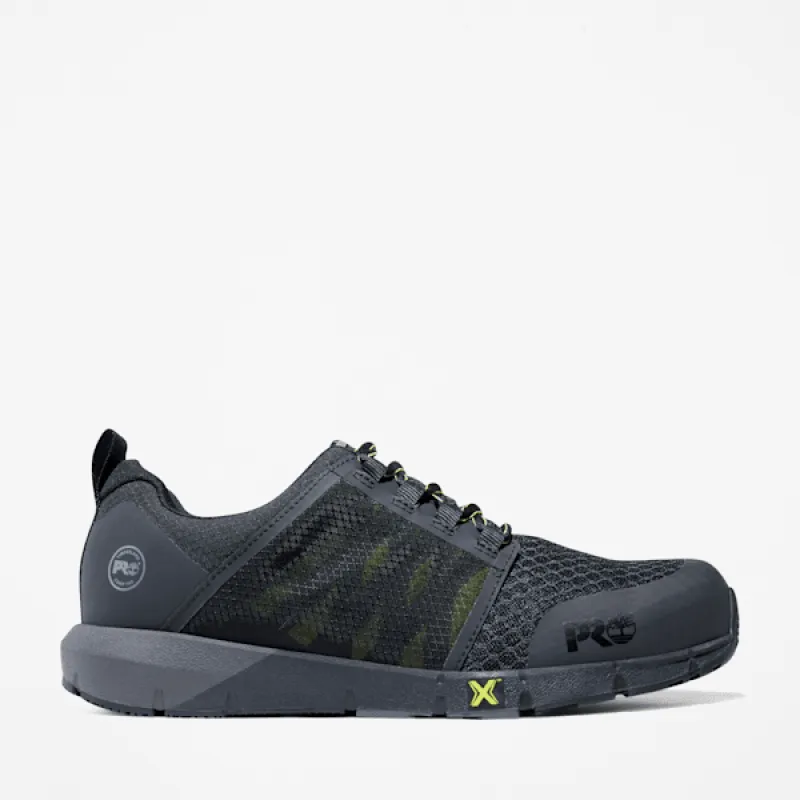 Timberland Men's Radius Composite Toe Work Sneaker in Black sold by Timberland