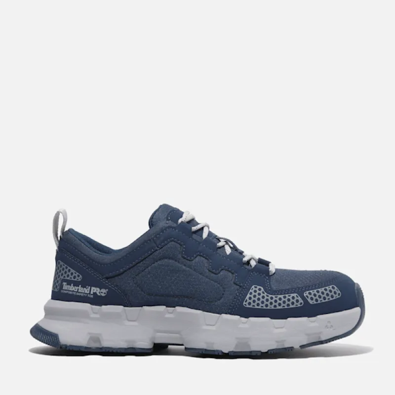 Timberland Men's Powertrain EV Composite Toe Work Sneaker in Blue sold by Timberland