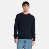 Timberland Men's Raglan Sleeve Ribbed Sweater in Dark Sapphire sold by Timberland