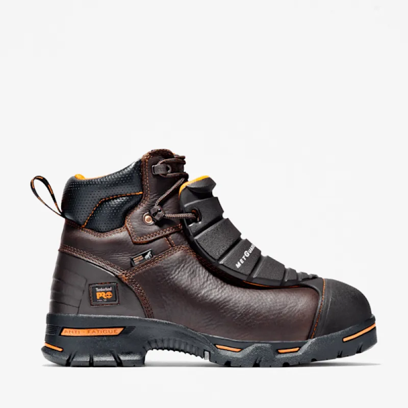 Men's Timberland PRO® Endurance CSA Met Guard 6" Steel Toe Work Boot in Brown sold by Timberland