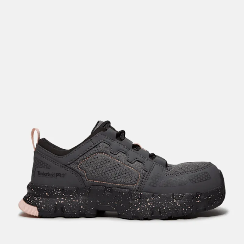 Women's Timberland PRO® Powertrain EV SD10 Composite Toe Work Sneaker in Grey W Light PNK sold by Timberland