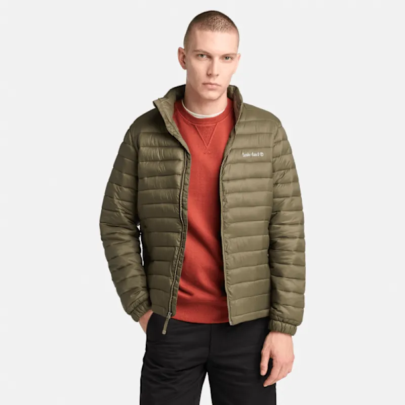 Timberland Men's Axis Peak Durable Water-Repellent Jacket in Leaf Green sold by Timberland
