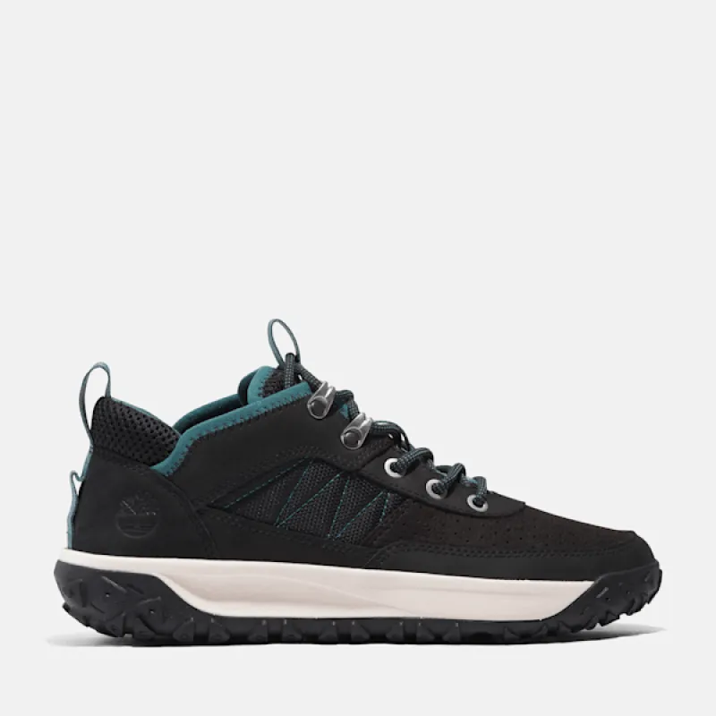 Timberland Women’s GreenStride™ Motion 6 Low Lace-Up Hiker in Black NBK W White sold by Timberland