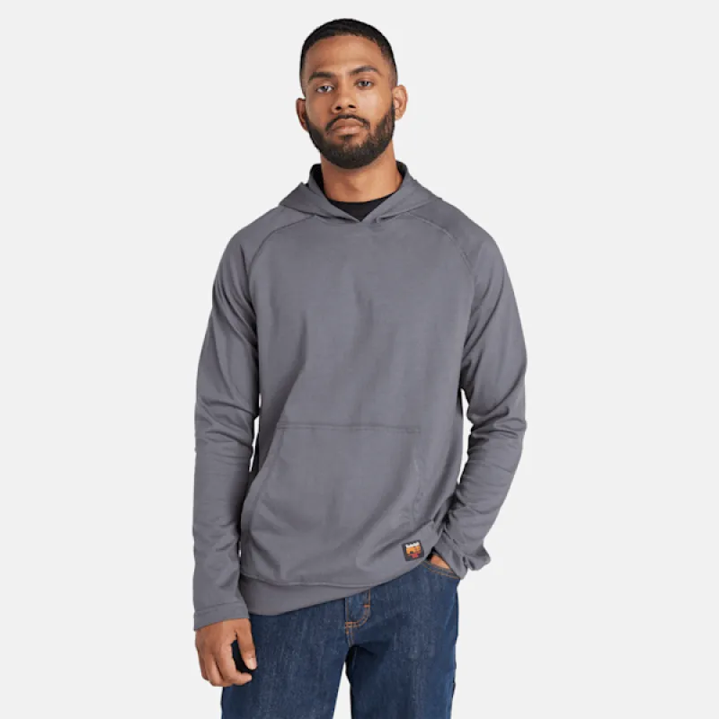 Men's Timberland PRO® Cotton Core Flame-Resistant Hoodie in Charcoal sold by Timberland
