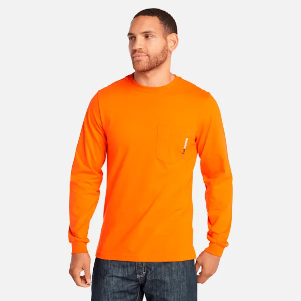 Men's Timberland PRO® Cotton Core Flame-Resistant Long-Sleeve T-Shirt sold by Timberland