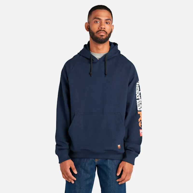 Men's Timberland PRO® Hood Honcho Flame-Resistant Pullover Hoodie in Navy sold by Timberland