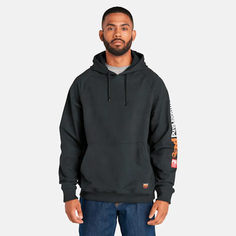 Men's Timberland PRO® Hood Honcho Flame-Resistant Pullover Hoodie in Black sold by Timberland
