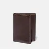 Timberland Men's Smooth Leather Trifold Wallet in Brown sold by Timberland