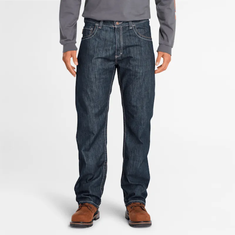 Men's Timberland PRO® Grit-N-Grind Flame-Resistant Flex Denim Work Jeans made by Timberland