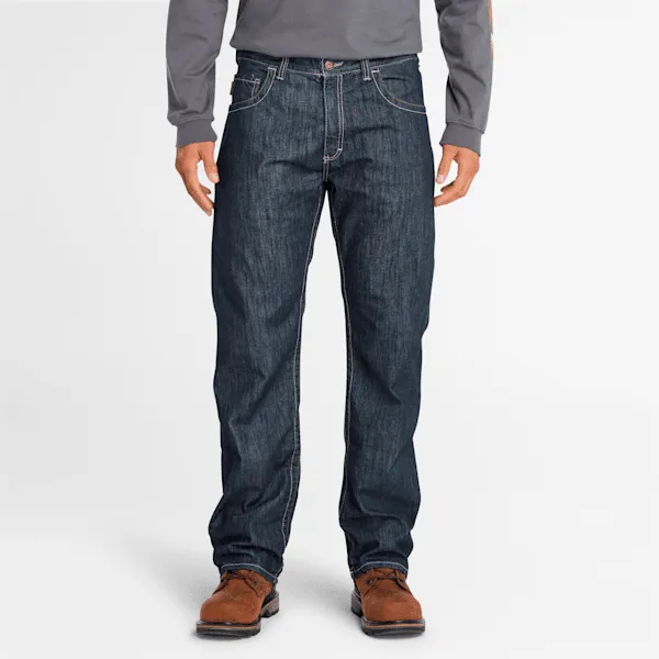 Men's Timberland PRO® Grit-N-Grind Flame-Resistant Flex Denim Work Jeans sold by Timberland