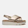 Timberland Women's Safari Dawn Backstrap Sandal in Gold Metallic sold by Timberland