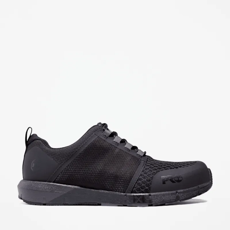 Timberland Men's Radius Composite Toe Work Sneaker in Black sold by Timberland