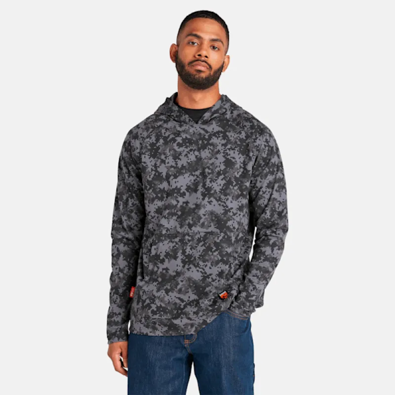 Men's Timberland PRO® Cotton Core Flame-Resistant Hoodie in Black Dgtl Prnt sold by Timberland