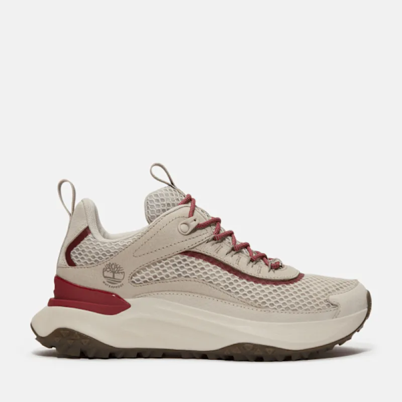 Timberland Women's Year of the Snake Motion Access Waterproof Sneaker in Light Taupe Mesh sold by Timberland