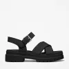 Timberland Women's London Vibe Cross-Strap Sandal in Jet Black sold by Timberland