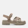 Timberland Women's London Vibe Cross-Strap Sandal in Light TaupeGrain sold by Timberland