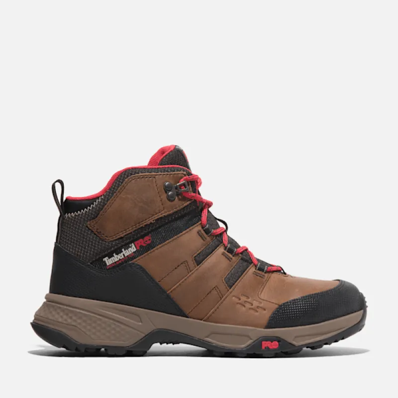 Timberland Men's Switchback LT Steel Toe Work Hiker in Brown sold by Timberland