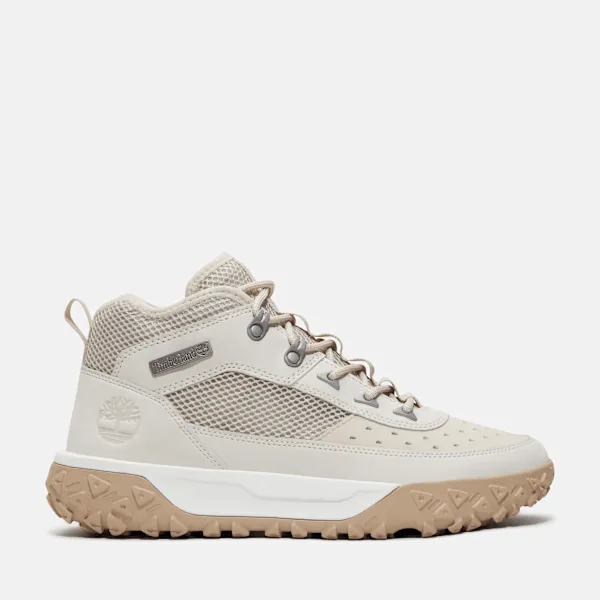 Timberland Men's GreenStride™ Motion 6 Mid Lace-Up Hiking Boot in Ltgrey W White sold by Timberland