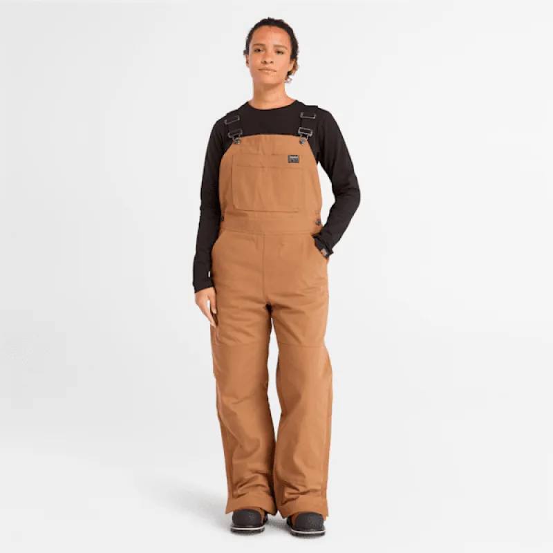 Women's Timberland PRO® Gritman Insulated Bib Overall in Dark Wheat sold by Timberland