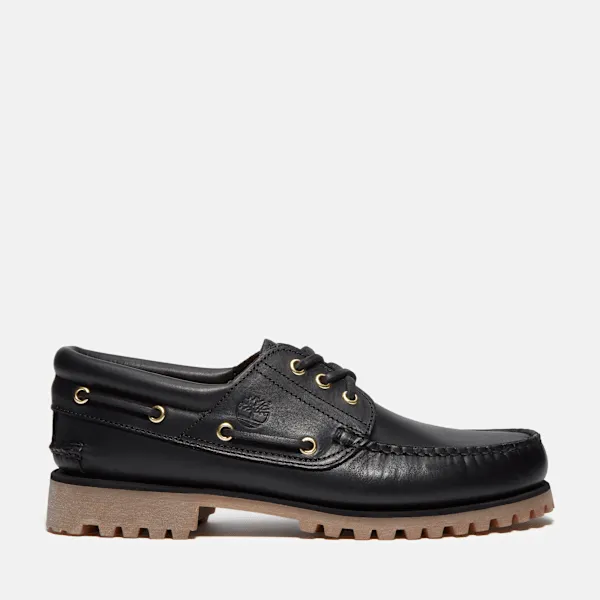 Men's Timberland® Authentic 3-Eye Lug Handsewn Boat Shoe sold by Timberland