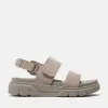 Timberland Women's Greyfield 2-Strap Sandal in Light Taupe Suede sold by Timberland
