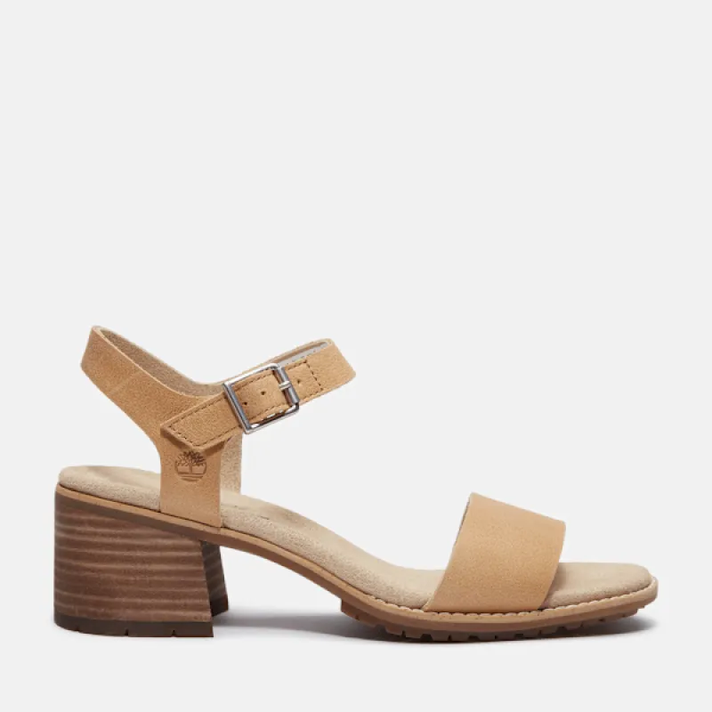 Timberland Women's Laguna Shore Backstrap Sandal in  BEIGrain sold by Timberland