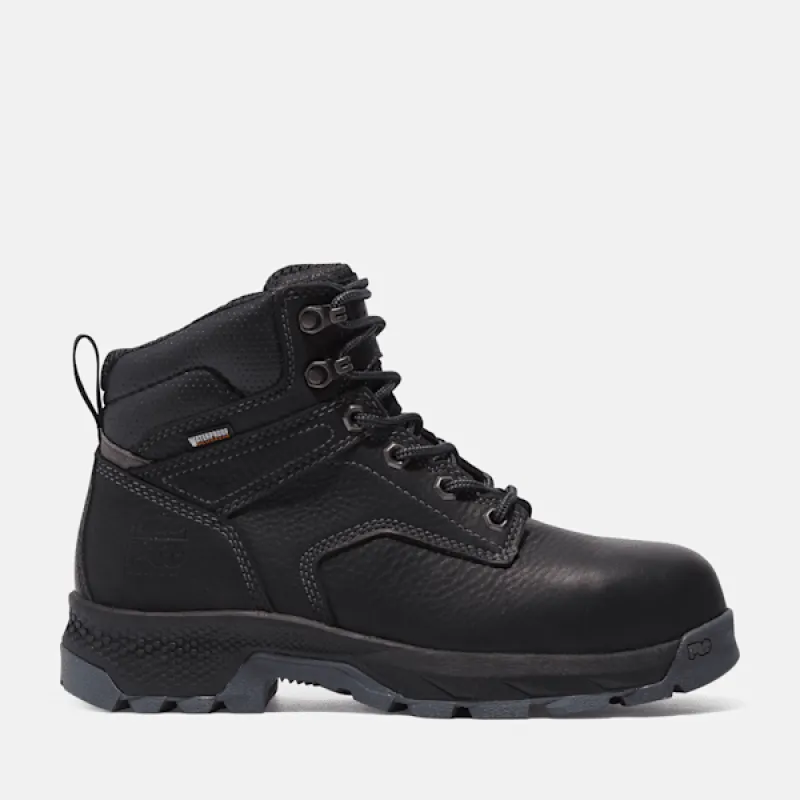 Timberland Women's TiTAN® EV 6" Waterproof Composite Toe Work Boot in Black sold by Timberland