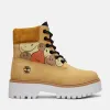 Timberland Women's Stone Street "Shades of Happiness" 6-Inch Waterproof Platform Boot in YLW W Print sold by Timberland
