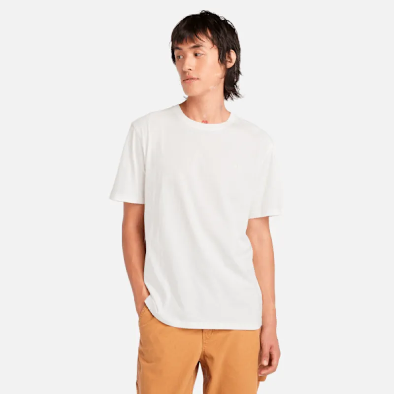 Timberland Men's Dunstan River Garment Dye Short-Sleeve T-Shirt in Undyed sold by Timberland