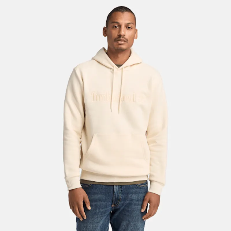 Timberland Men's Hampton Hoodie in White Smoke sold by Timberland