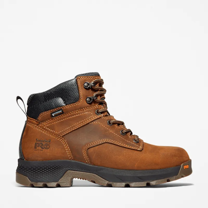 Timberland Men's TiTAN EV 6" Waterproof Work Boot in Brown sold by Timberland