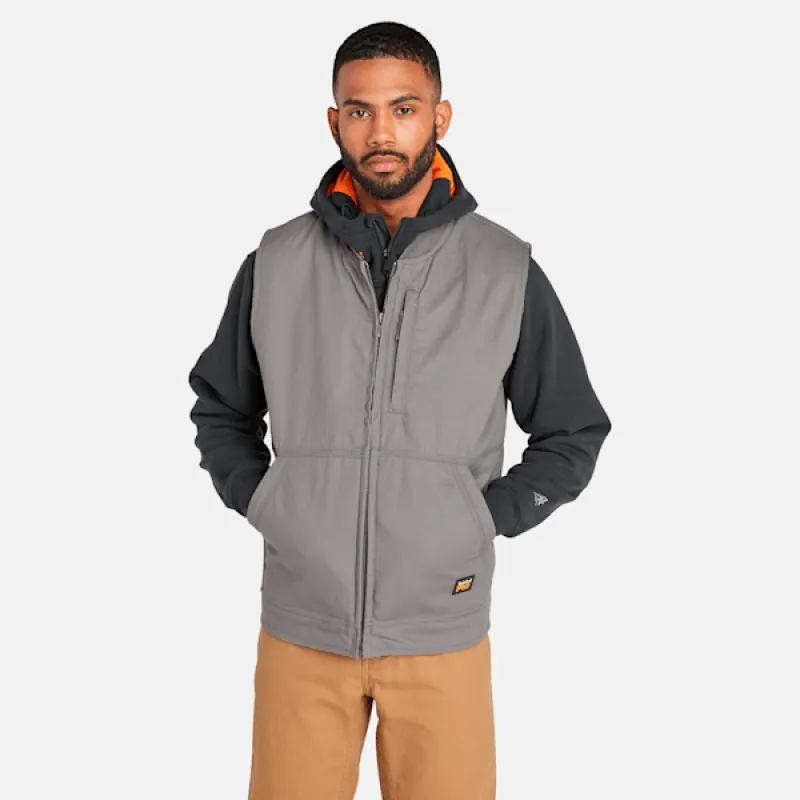 Men's Timberland PRO® Gritman Fleece-Lined Canvas Vest made by Timberland