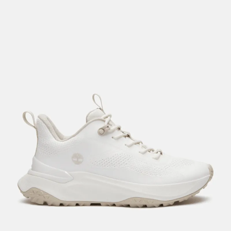 Timberland Women's Motion Access Low Lace-Up Sneaker in White Knit sold by Timberland