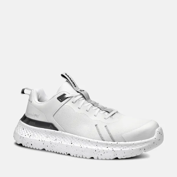 Timberland Men's Setra Composite Toe Work Sneaker in White sold by Timberland
