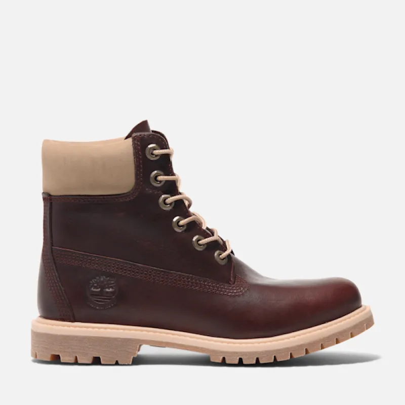 Women's Timberland® Premium 6-Inch Waterproof Boot in BURGrain sold by Timberland
