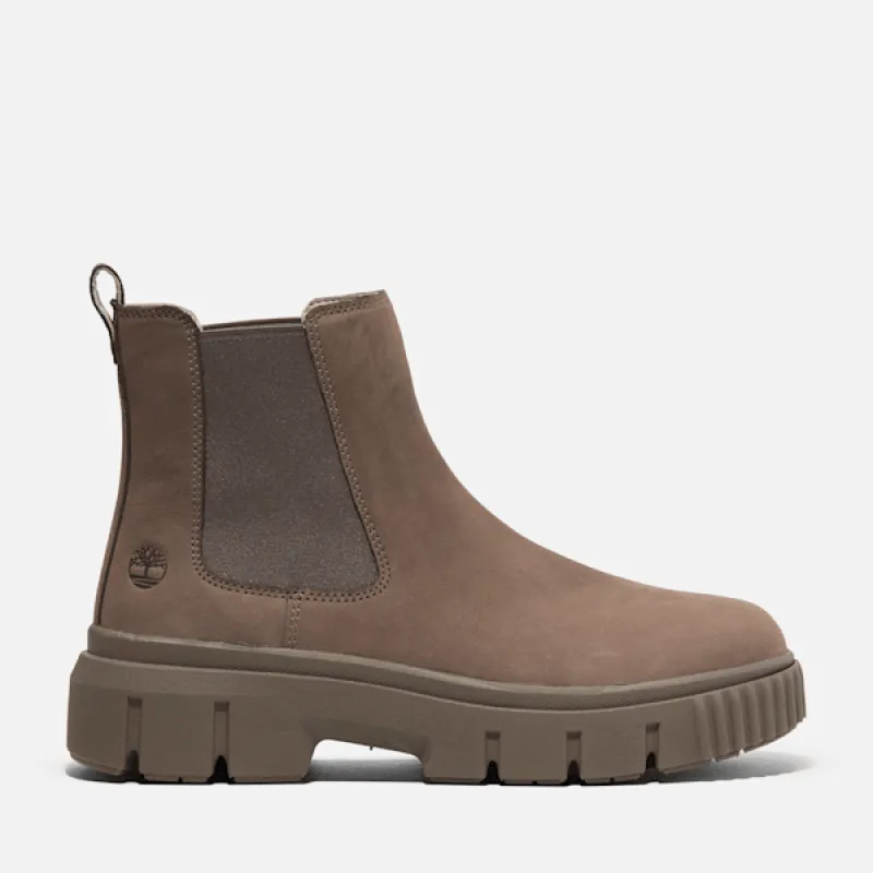 Timberland Women's Greyfield Chelsea Boot in  Brown Nubuck sold by Timberland