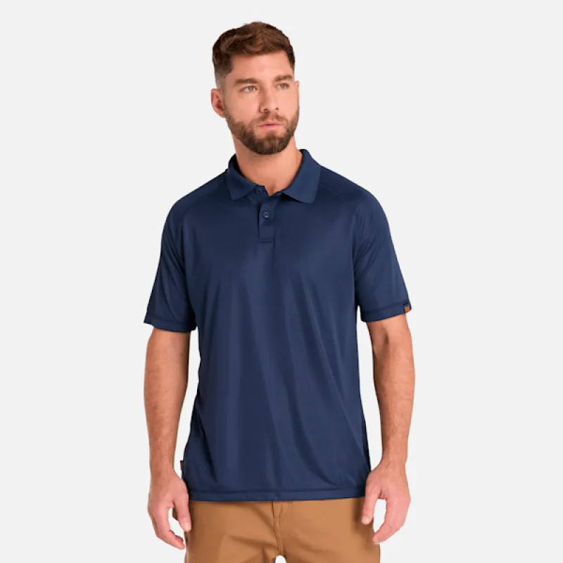 Men's Timberland PRO® Wicking Good Polo Shirt in Navy sold by Timberland
