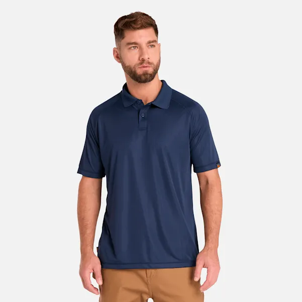 Men's Timberland PRO® Wicking Good Polo Shirt in Navy sold by Timberland
