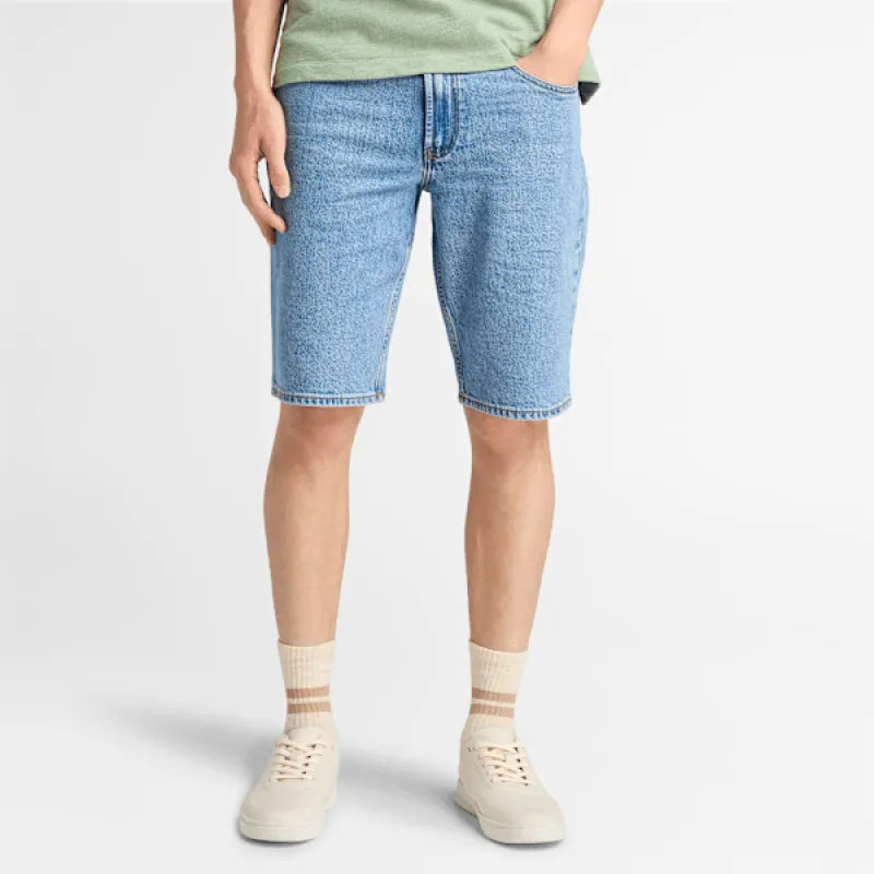 Timberland Men's Denim Short in Light Shade made by Timberland