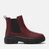 Timberland Women's Greyfield Mid Chelsea Boot in Dark Port sold by Timberland