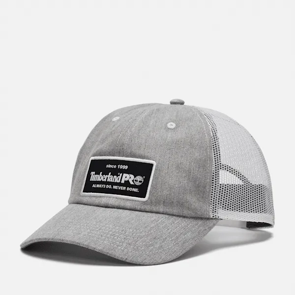 Men's Timberland PRO® A.D.N.D. Low-Profile Trucker Hat in Chrcl Heather/Chrcl sold by Timberland