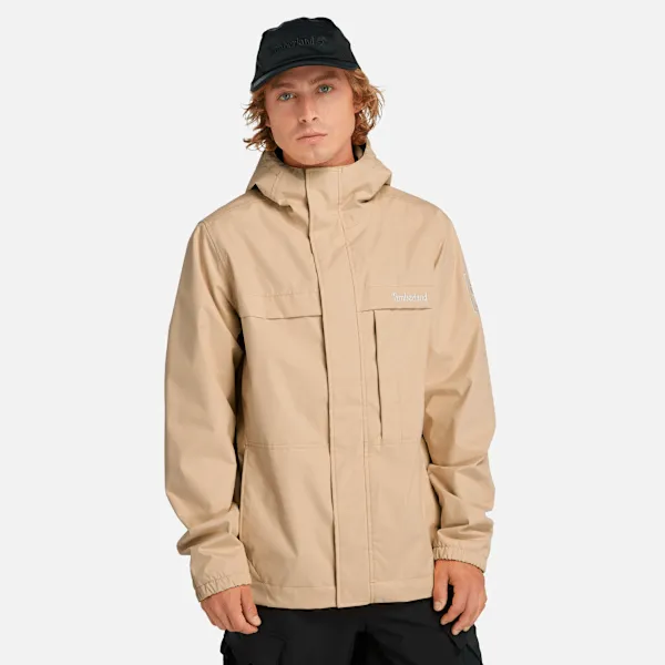 Timberland Men's Benton Waterproof Shell Jacket in Lemon Pepper sold by Timberland