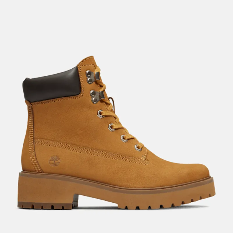 Timberland Women's Carnaby Cool 6-Inch Lace-Up Boot in Wheat sold by Timberland