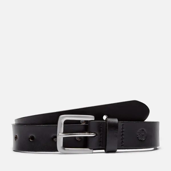 Timberland Women's 30mm Multi Hole Belt in Black sold by Timberland