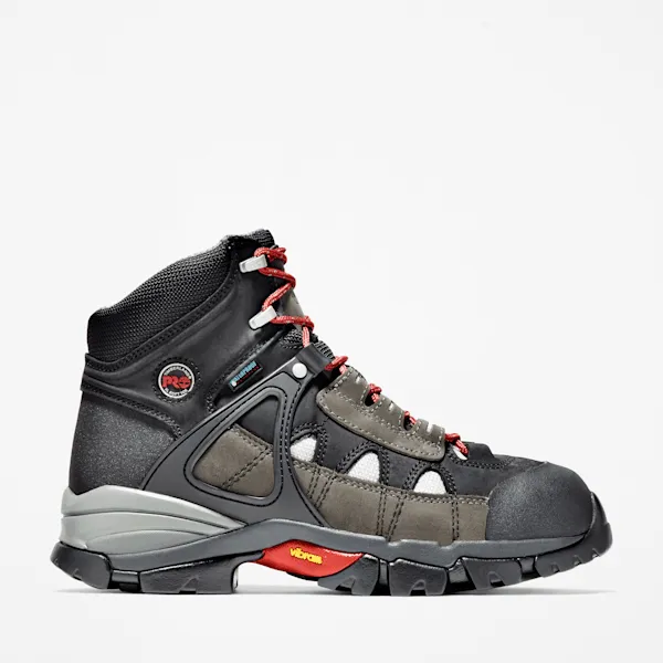 Timberland Men's Hyperion 6" Alloy Toe Waterproof Work Boot in Green sold by Timberland