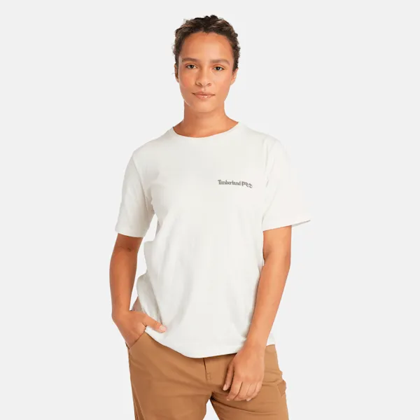 Women's Timberland PRO® Core T-Shirt in Vintage White sold by Timberland
