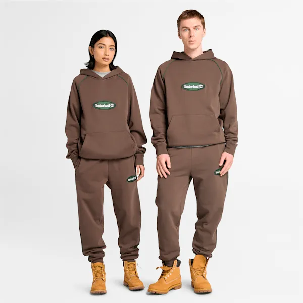 Timberland Oval Logo Sweatpant in Chocolate Brown sold by Timberland