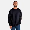 Men's Timberland PRO® Cotton Core Flame-Resistant Long-Sleeve T-Shirt in Navy sold by Timberland