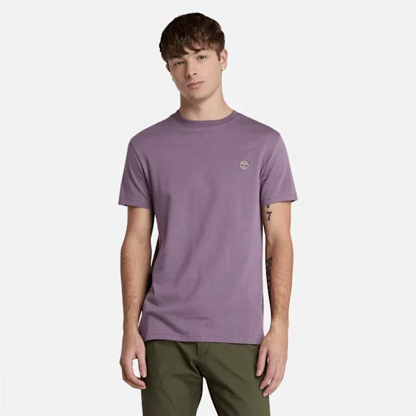 Timberland Men's Dunstan River Short-Sleeve T-Shirt in Vintage Violet sold by Timberland