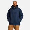 Men's Timberland PRO® GritFlex Canvas Hooded Jacket in Navy sold by Timberland